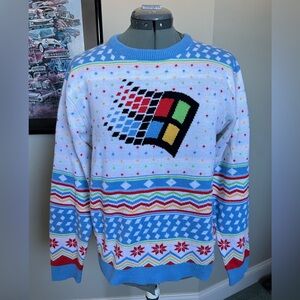 Vintage Microsoft M L Windows LIMITED EDITION Sweater Mens/Womens Unisex